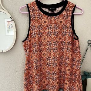 AB Studios bandana sleeveless blouse